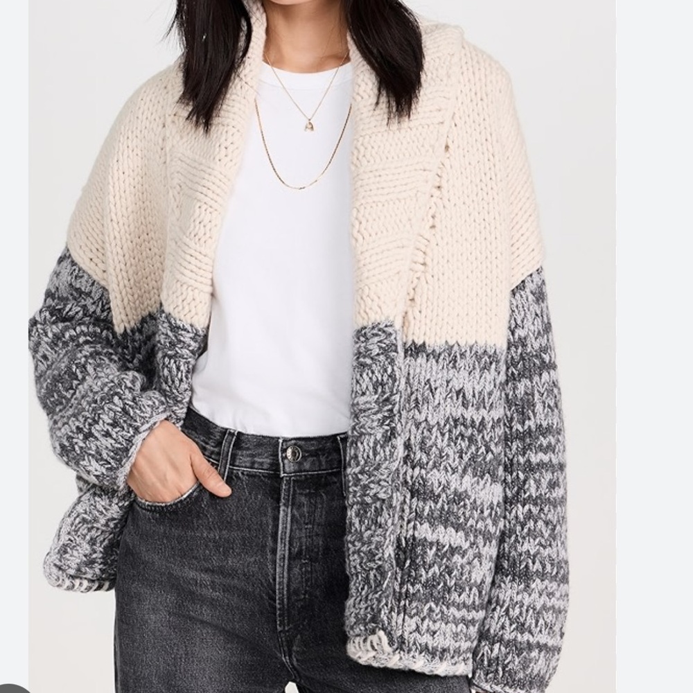 JAMES PERSE CHUNKY KNIT CARDIGAN